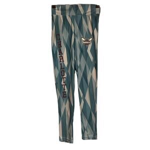 NBA Charlotte Hornets Leggings Womens Small NWT Blue Soft Spandex Basketball